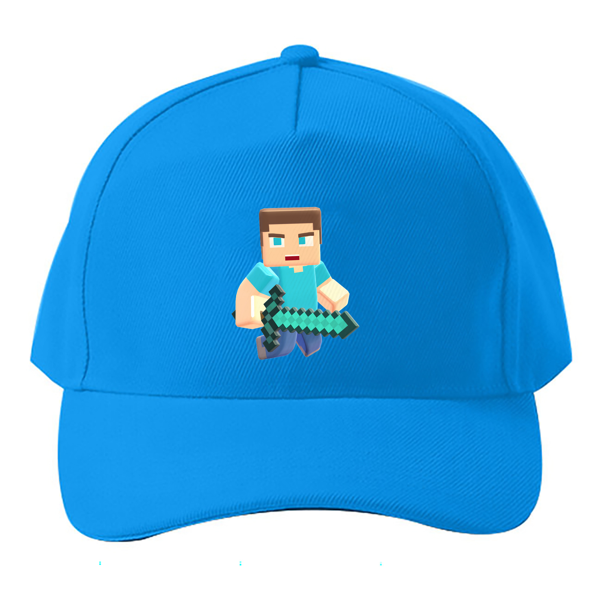 （画像用） マインクラフト ブロックの世界 Minecraft MC Block world ベースボールキャップ 綿100％ 男女兼用 帽子 スポーツ